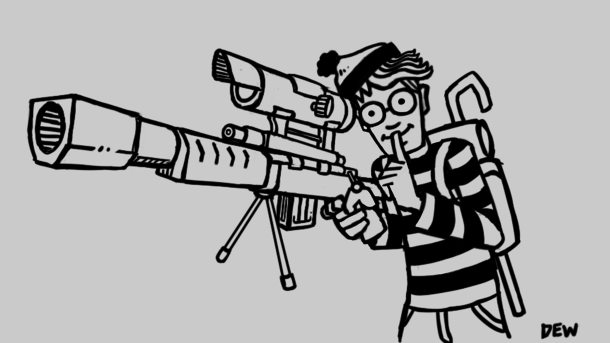I drew Waldo The hunters are now being hunted