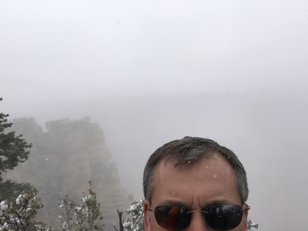 I drove all the way to the Grand Canyon only to have Mother Nature do me like this