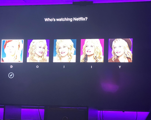 I enjoy changing my familys Netflix profiles