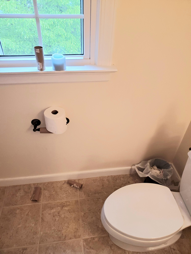 I envy anyone debating which way the TP roll goes