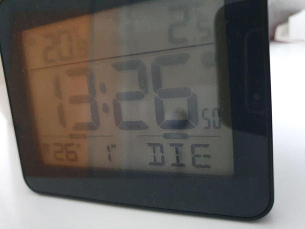 I feel like my clock is trying to tell me something
