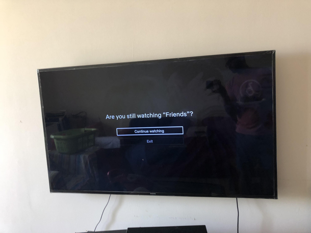 I feel like Netflix is judging me with this question