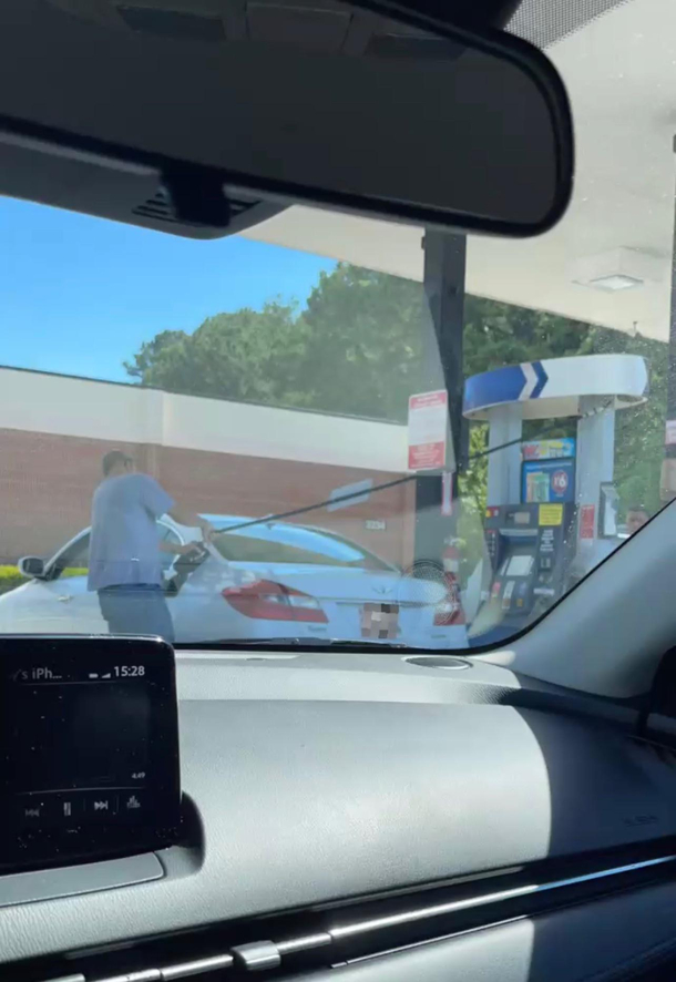 I feel like there is an easier way to go about pumping gas