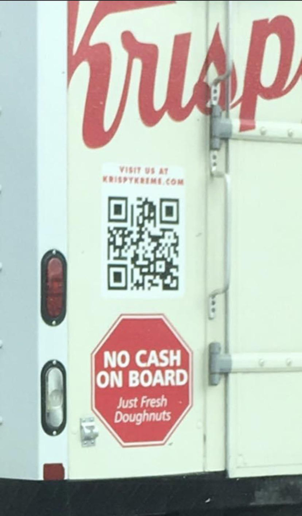 I feel like this warning sign would invite a robbery more than it would deter one