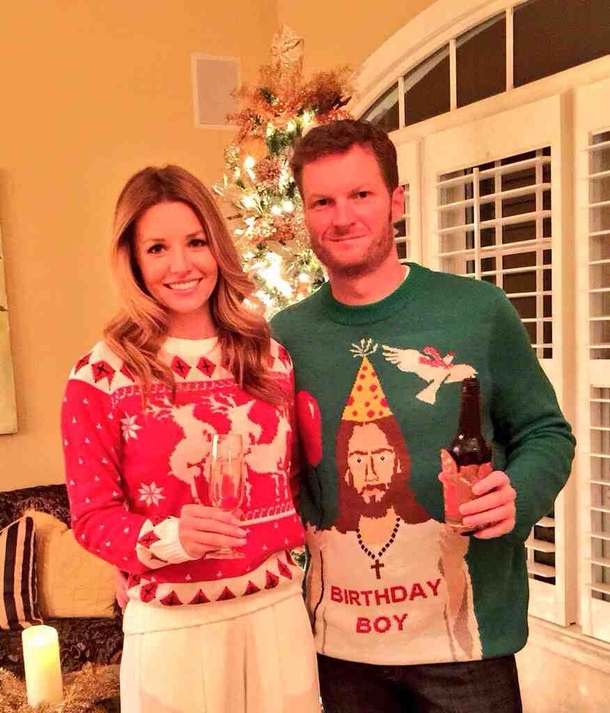 I feel like we can all appreciate Dale Jrs Christmas sweater