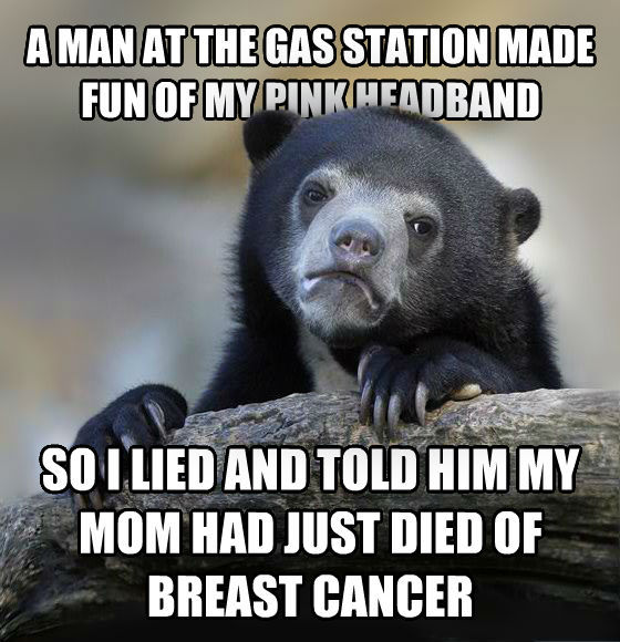 I felt really bad afterwards