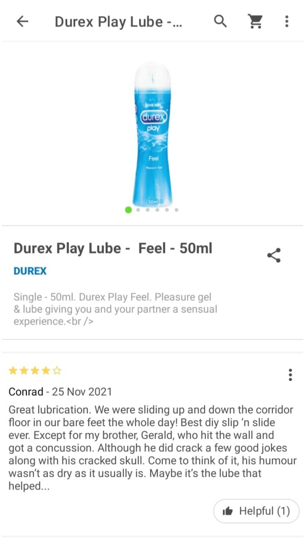 I finally found one of these reviews