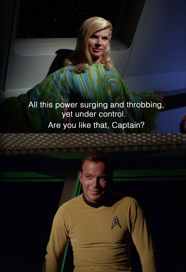 I finally got around to watching Star Trek The Original Series Subtlety was not their strong suit