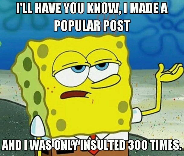 I finally got over  up votes on a post