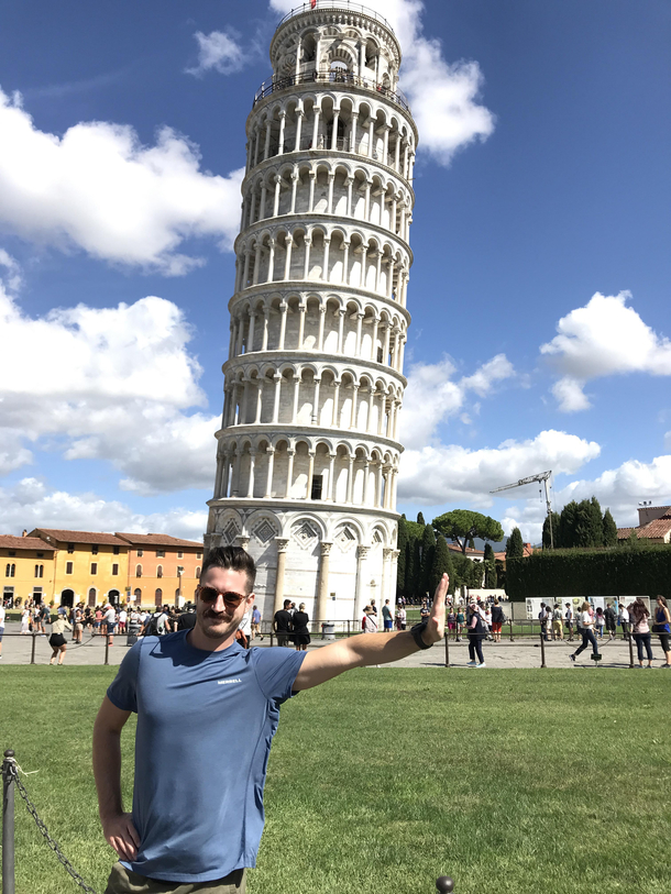 I finally got to see the Leaning Tower of Pisa today