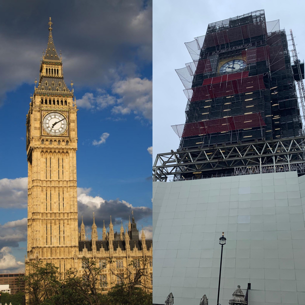 I finally visit Europe and construction everywhere