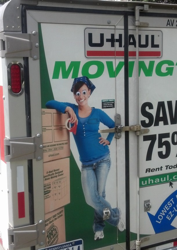 I fixed my rental UHaul Trailer