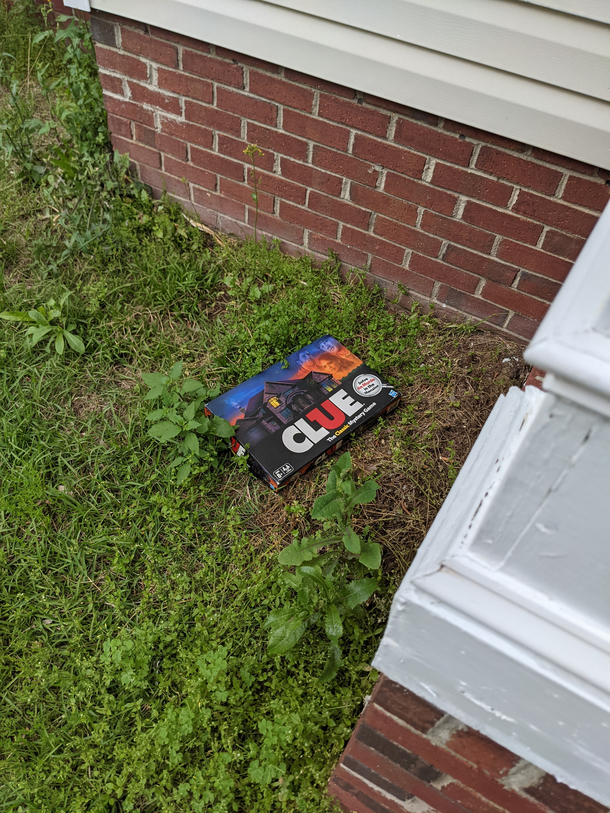 I found a clue at a job site today