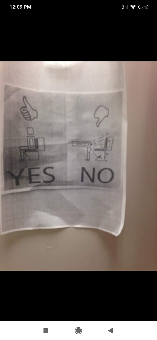 I found it Haha this was in one of my old employers bathrooms