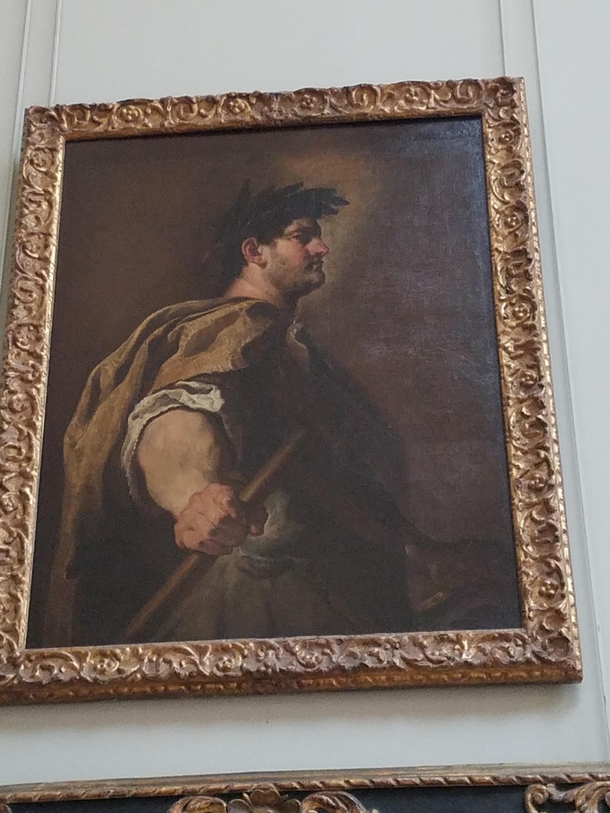 I found john belushi at the Louvre today