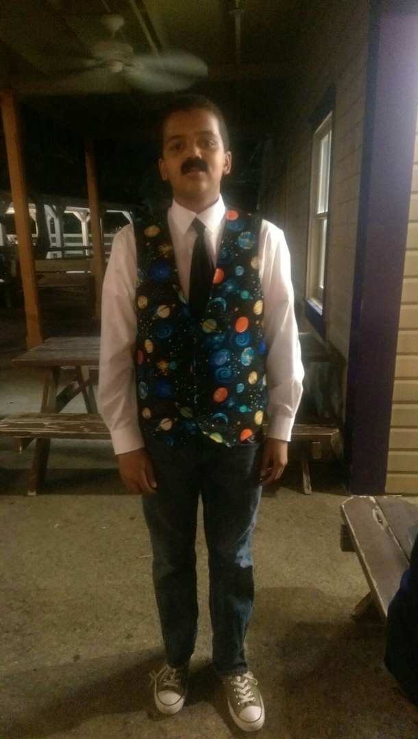I found some guy dressed up as Neil Degrasse Tyson