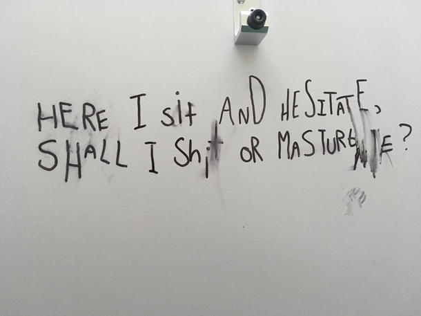 I found this in my school toilet What a poetic genius