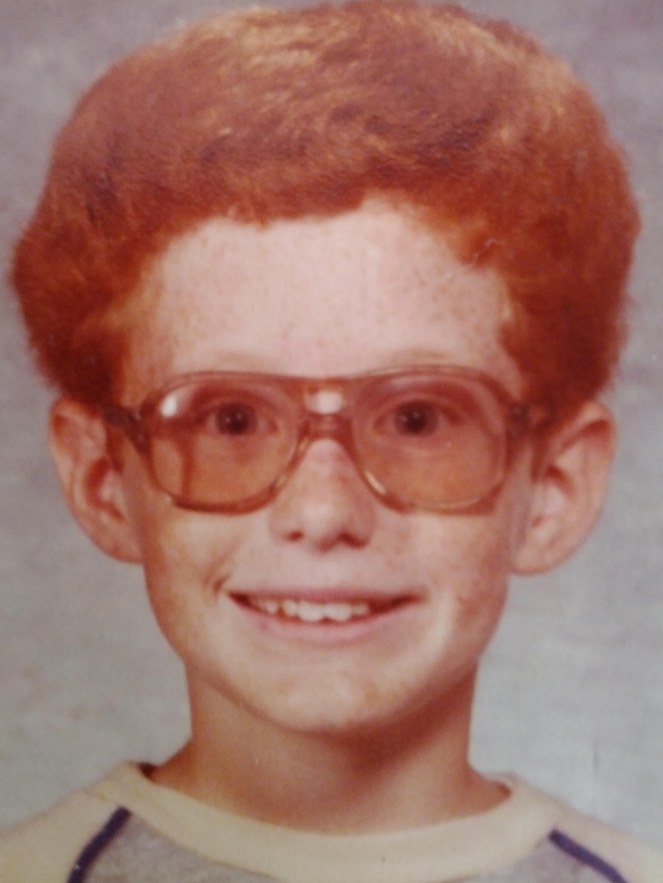 I give you my favorite picture of all time My brother The Atomic Afro Ginger