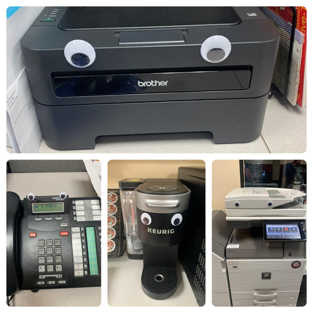 I googly-eyed the office after everyone went home last night