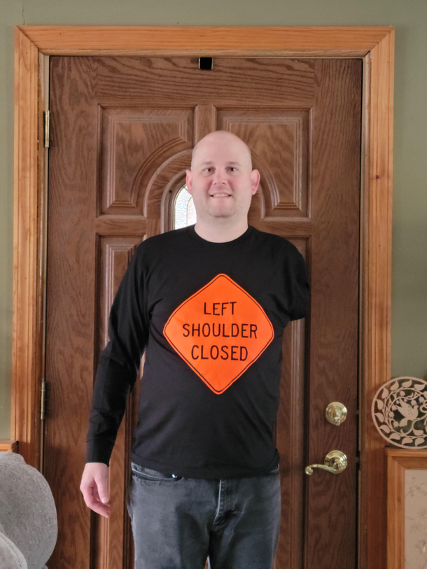 I got a long sleeve version of my favorite shirt
