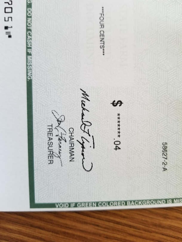 I got a nice fat check from my insurance company how should I celebrate