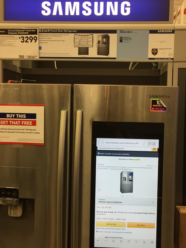 I got bored waiting to get help at Lowes