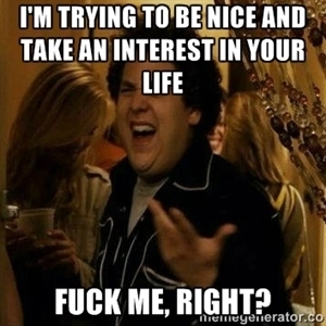 I got called creepy for trying to have a casual conversation with a female coworker