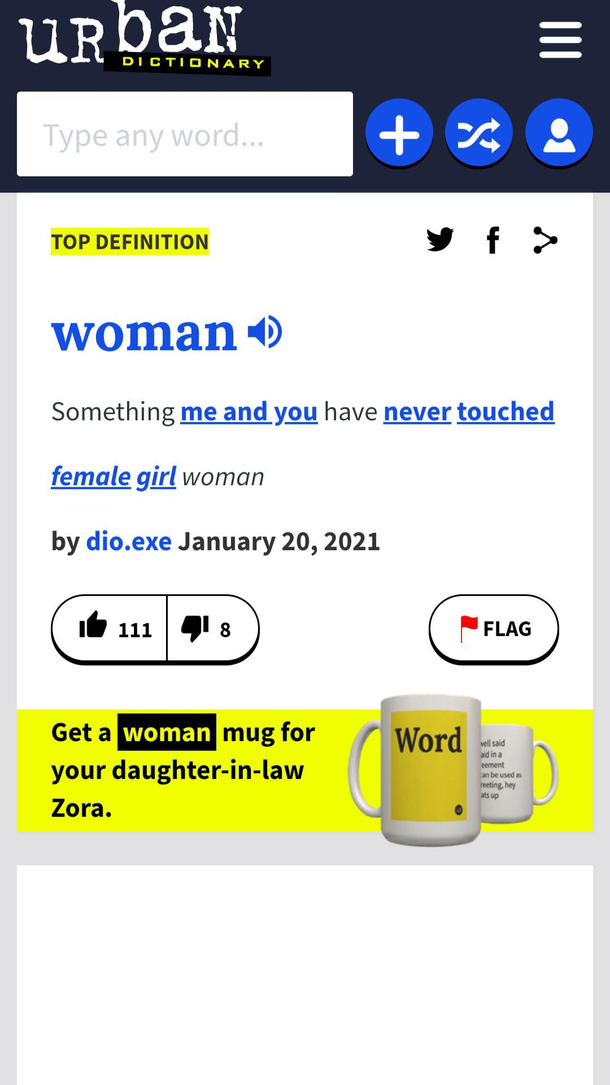 I got roasted by urban dictionary