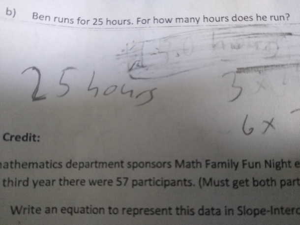 I got this question wrong on an th grade math test