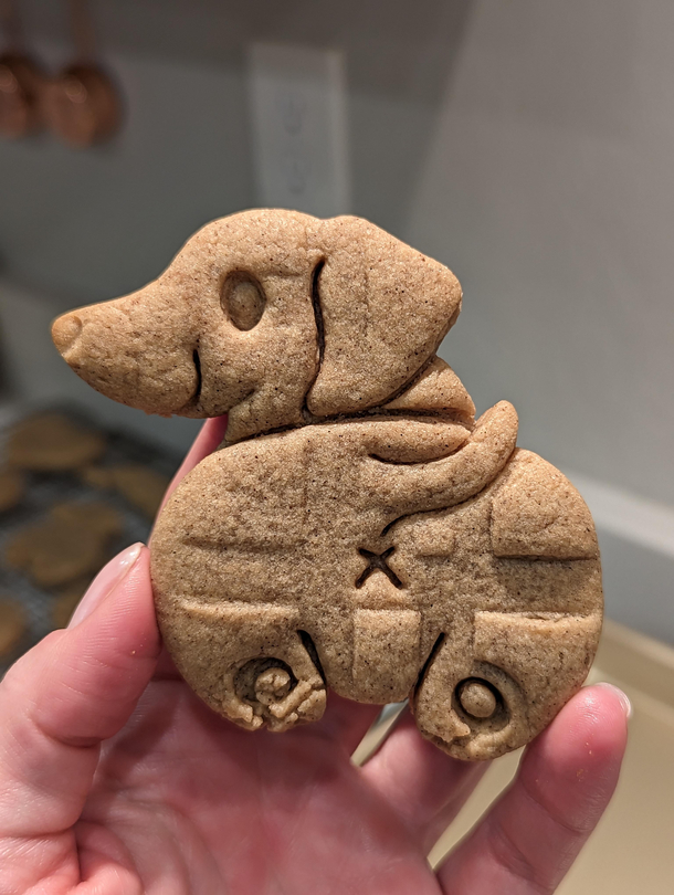 I got to try out my newest cookie cutter today