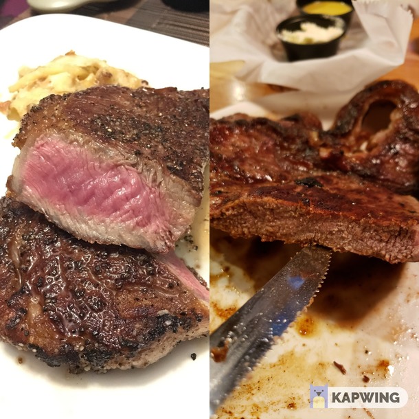 I guess my medium rare is different than this steak houses medium rare