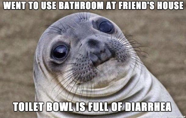I guess someone forgot to flush   