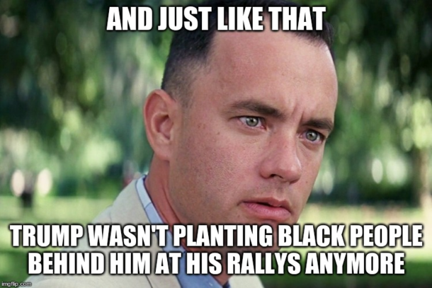 I guess the charade is over America