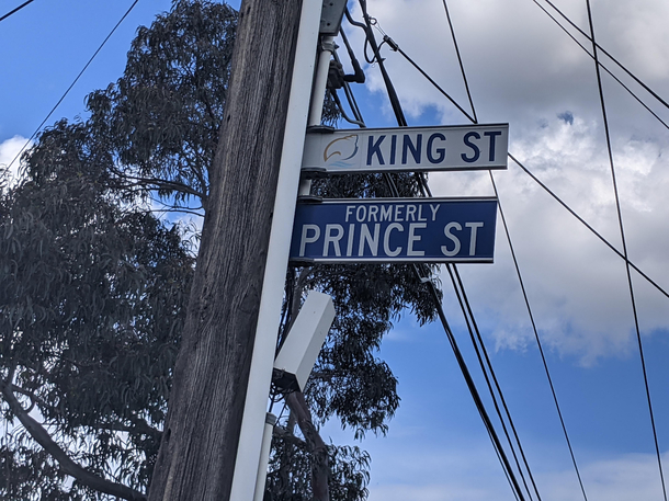 I guess the old king st died