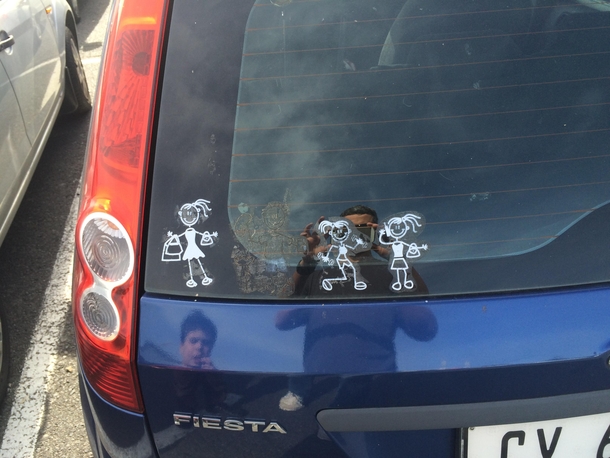 I guess we know who got the car