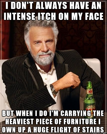 I had a lot of fun on move-in day last week