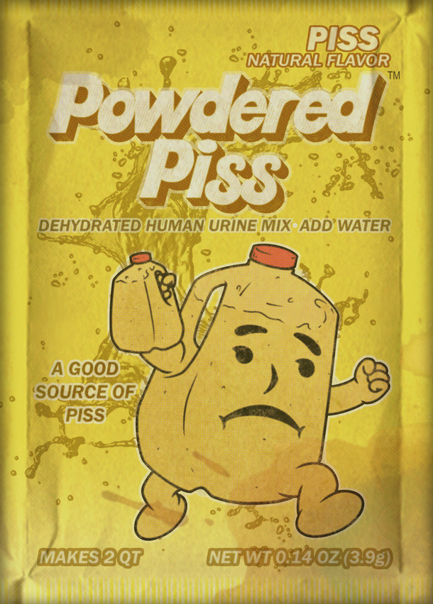 I had an idea for a parody product a bit too trashy for Wacky Packages so I just made it myself