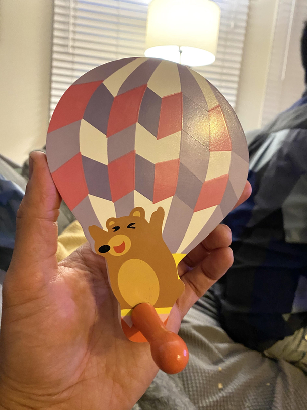 I had to point something out on this coat hook my wife bought for our toddlers room