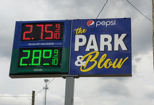 I had to turn around and go back and take this pic No I didnt stick around and park