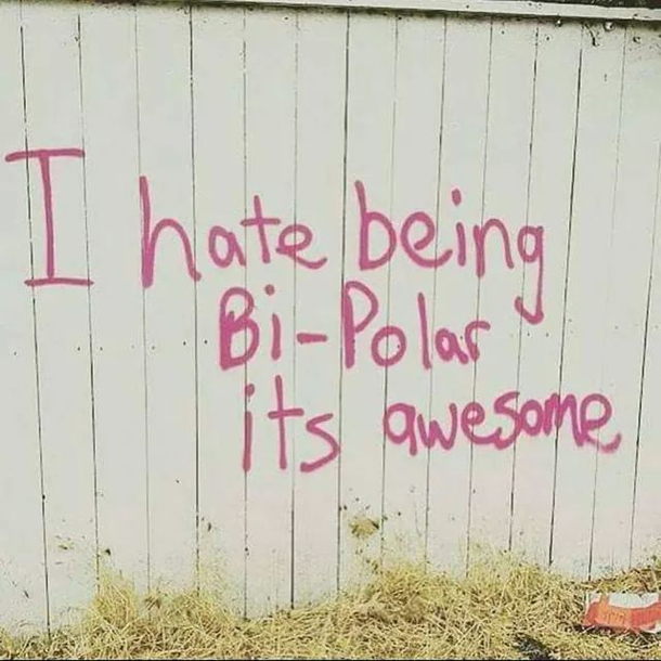 I hate being bi-polar