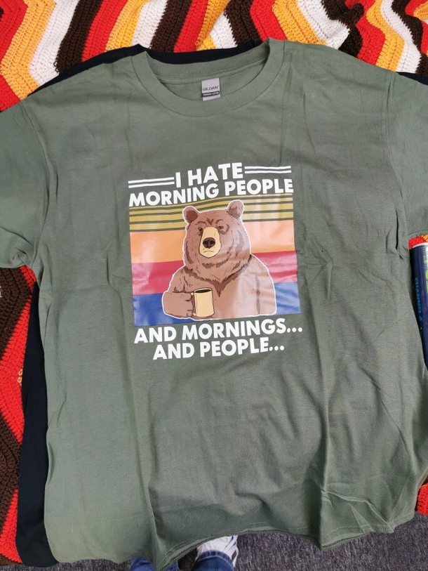 I hate mornings and people
