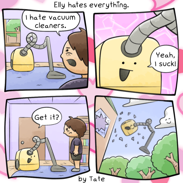I hate vacuum cleaners