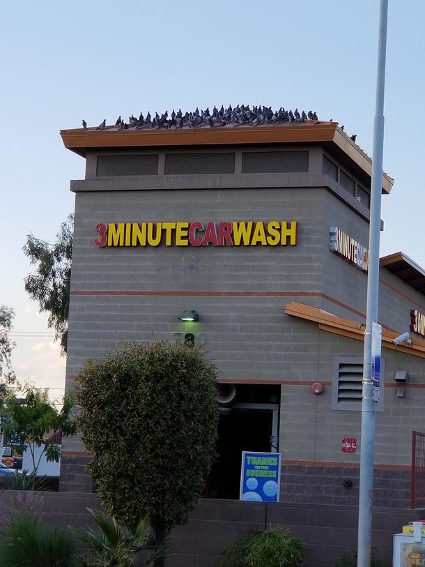 I have an ominous feeling about getting a car wash