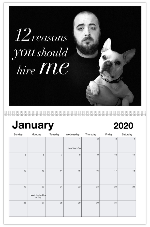 I have been rejected for the same job for  years This year I sent this instead Album