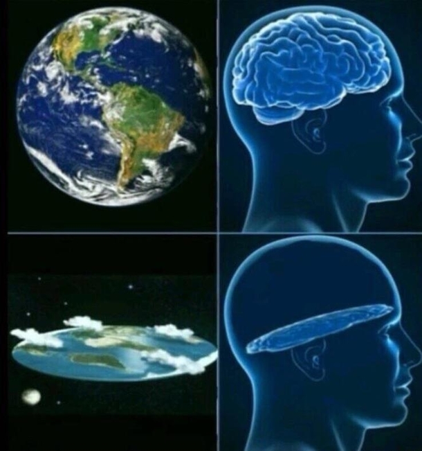 I have found a logic to flat earthers 