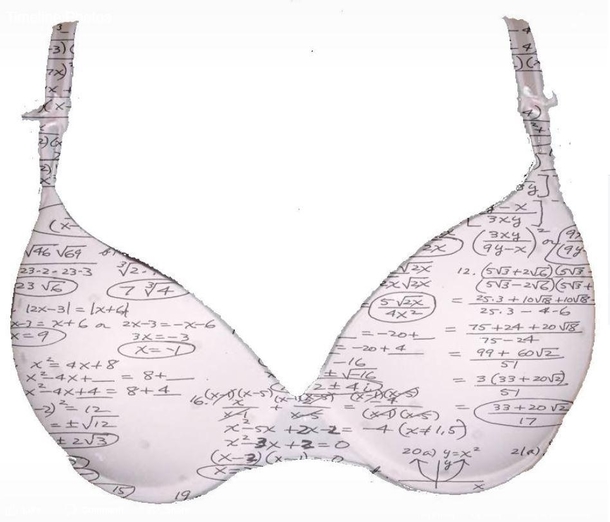 I have invented a way to keep men of all ages interested in math - the Alge-bra