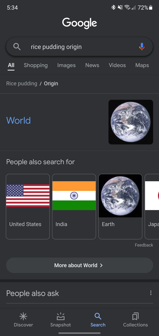 I have never been happier with a Google search result