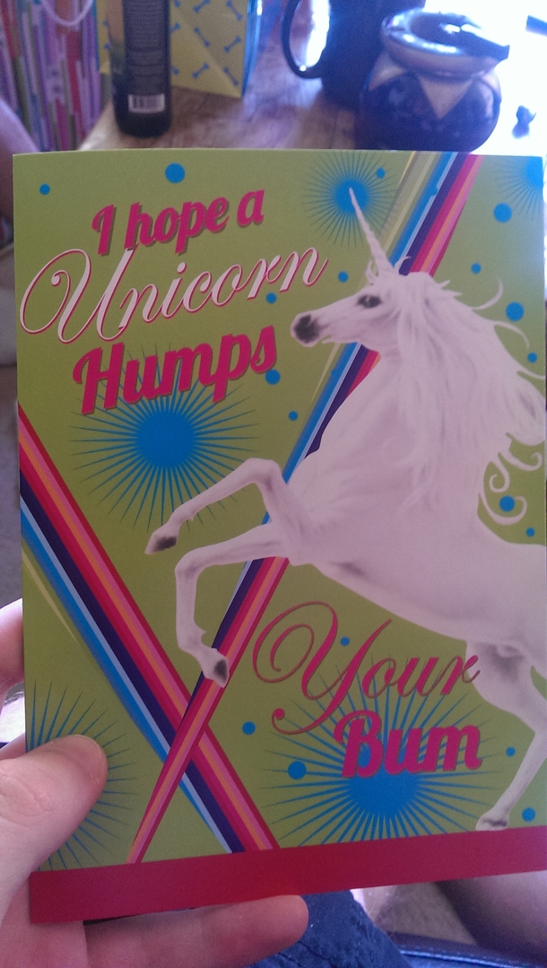 I have never been impressed by a card before But this actually made me laugh