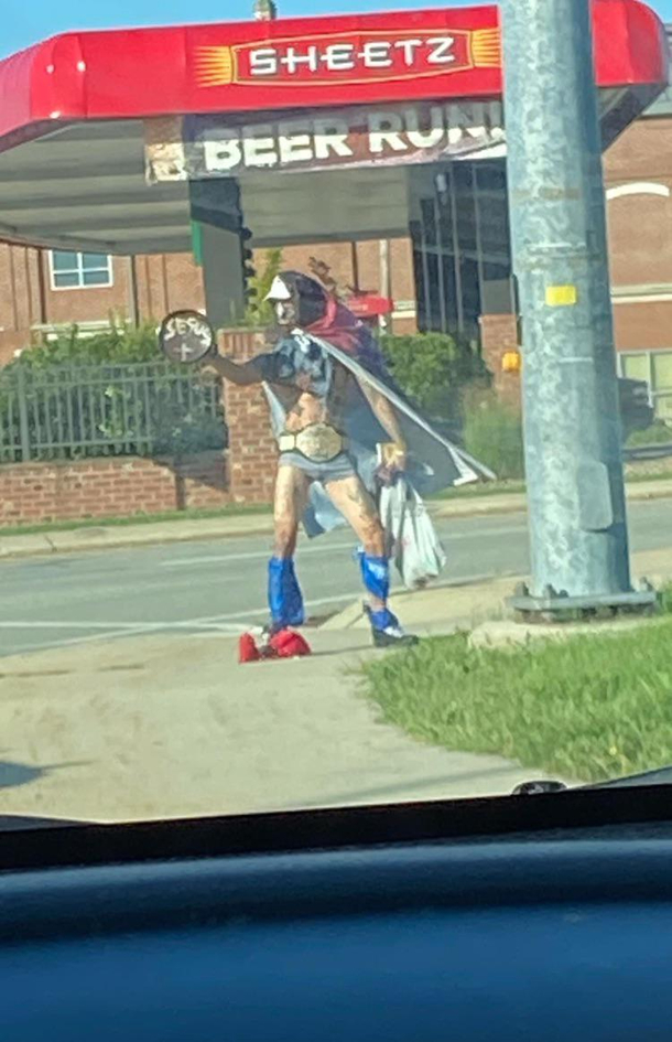 I have no idea what this guy is trying to do