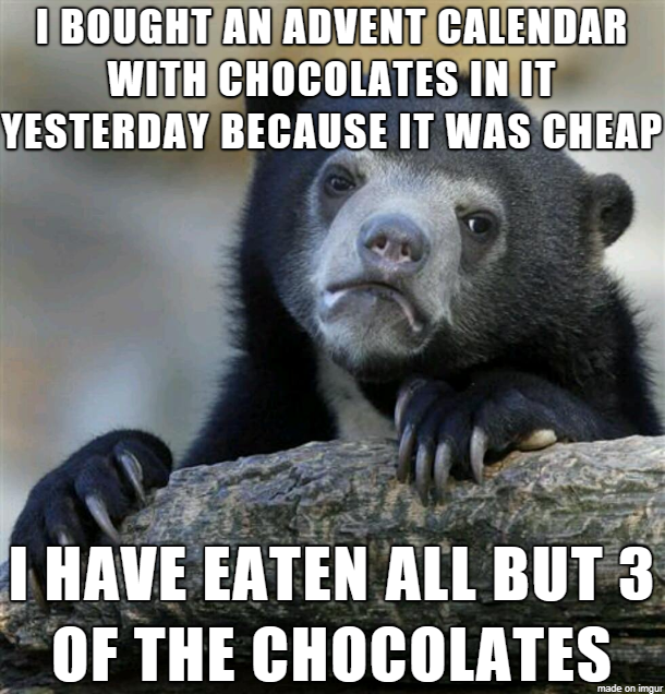 I have no self-control when it comes to food